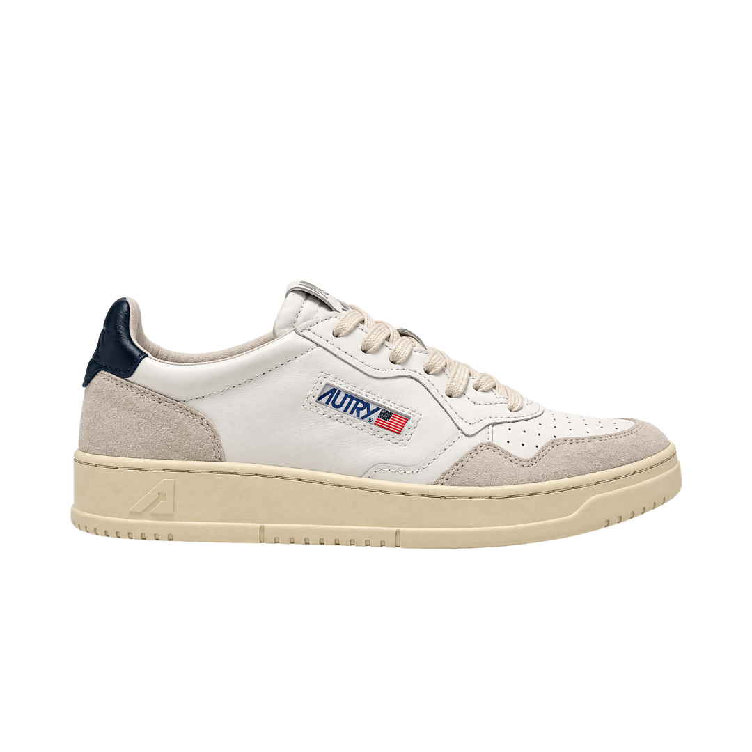 Autry Medalist Low Bianco / Blu Navy