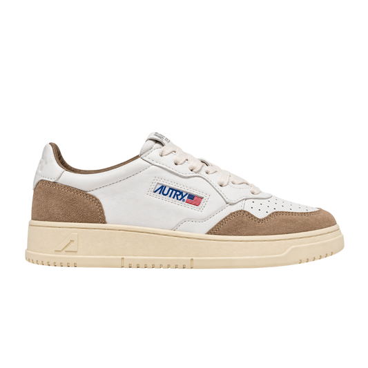 Autry Medalist Low Bianco / Cuoio