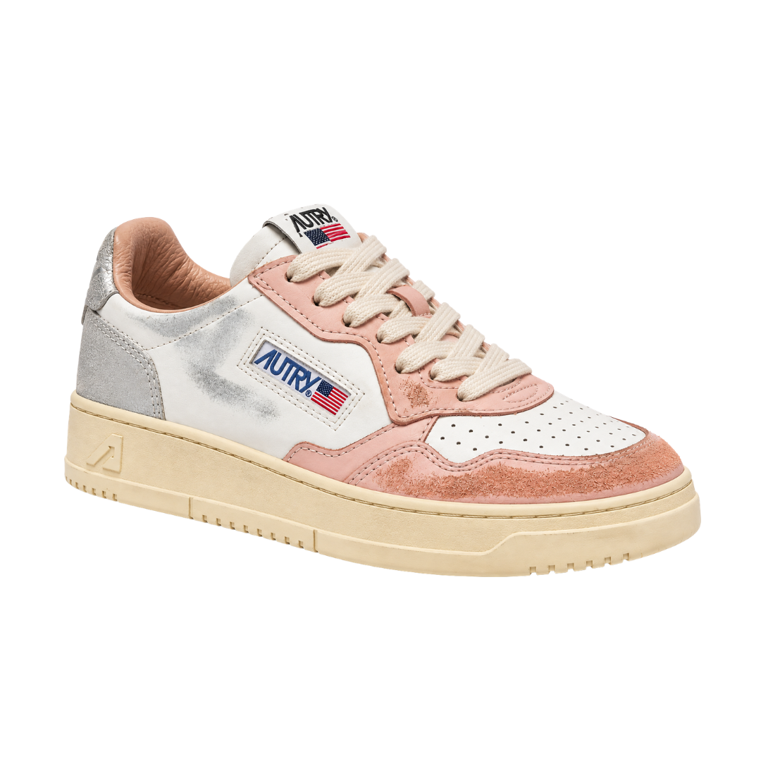Autry Super Vintage Low Bianco / Rosa