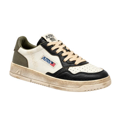 Autry Super Vintage Low Bianco / Nero / Oliva