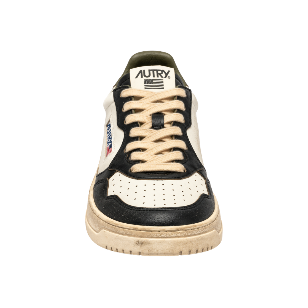 Autry Super Vintage Low Bianco / Nero / Oliva