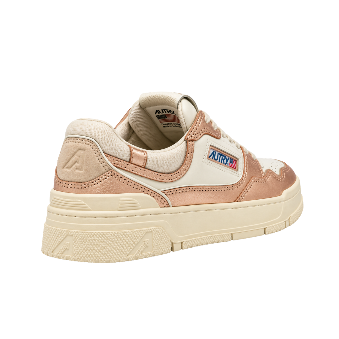 Autry CLC Low Bianco / Rosa Gold
