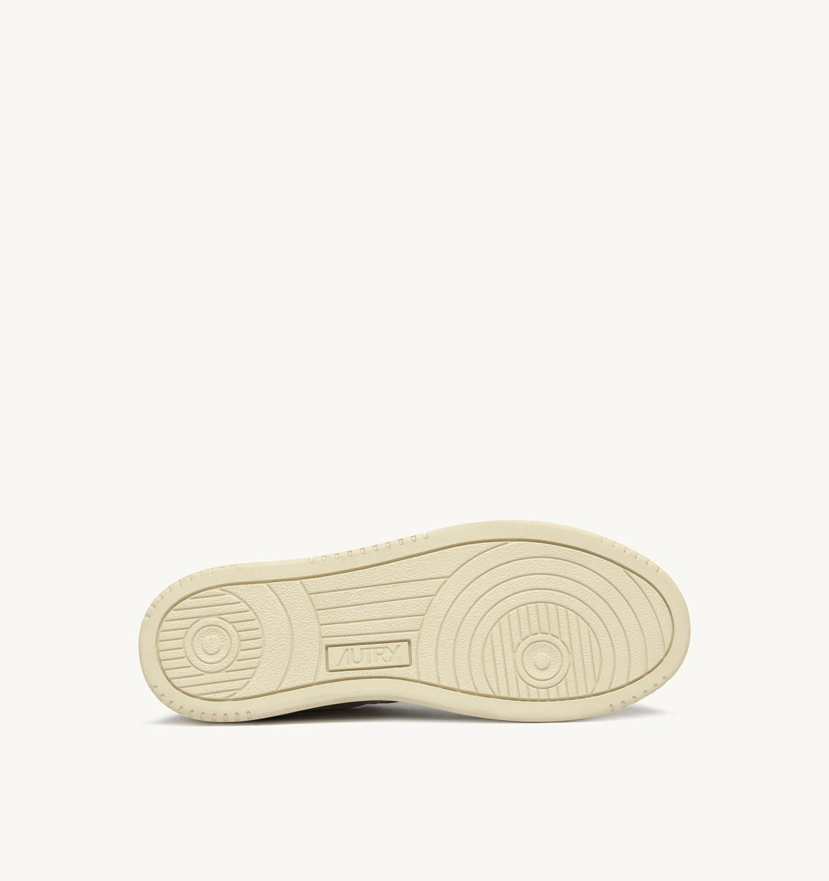 Autry Medalist Low Sneaker – White/Black Leather & Suede with Lettering