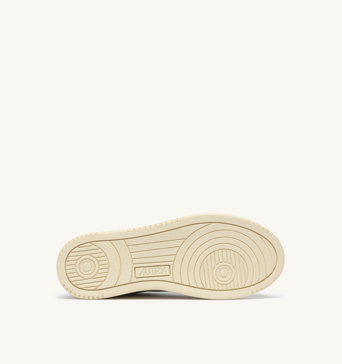 Autry Medalist Low Sneaker – White/Beau Blue Leather with Lettering